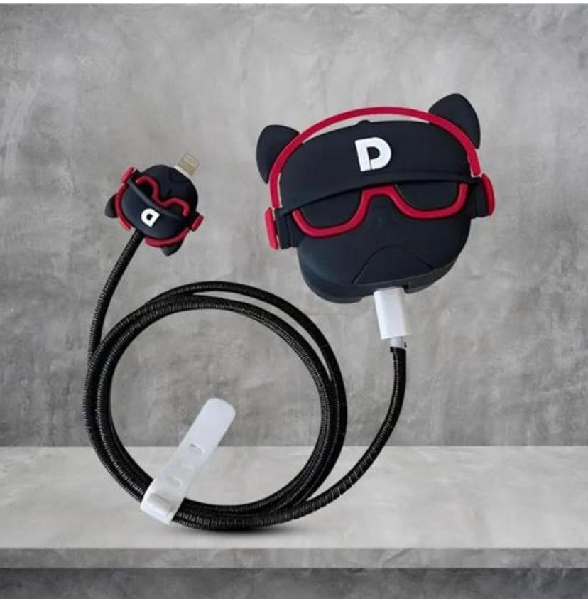 Cute 3D Cartoon Full Protection Charger & Cable Case Set - Image 1