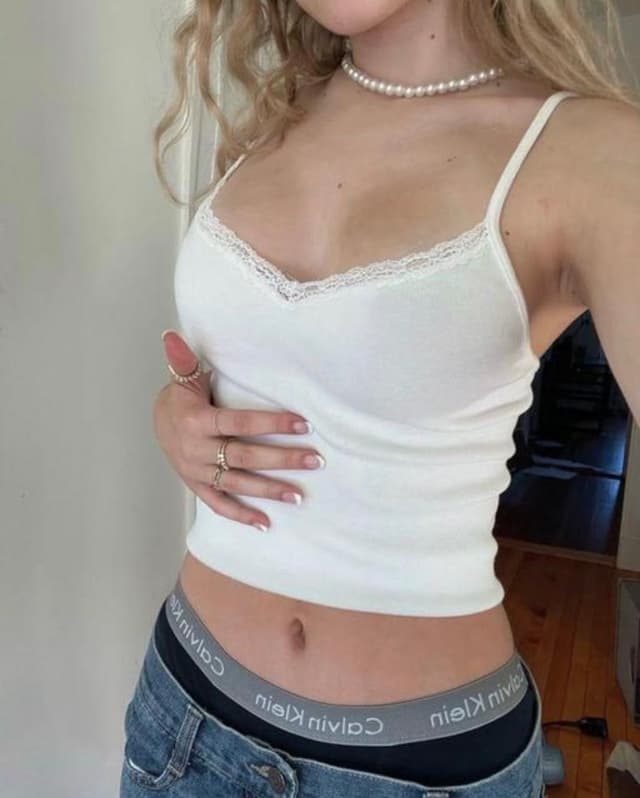 Cool fitted crop top