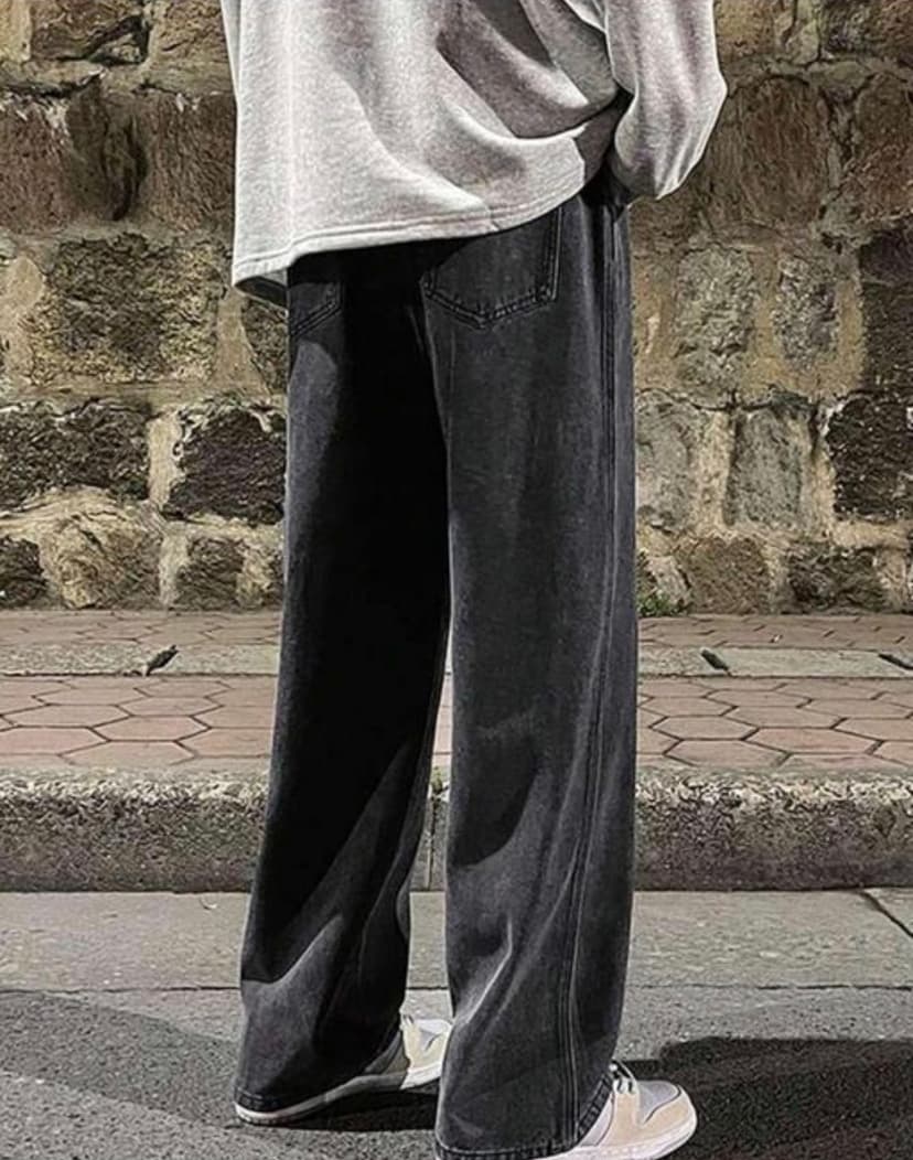 Baggy jeans black